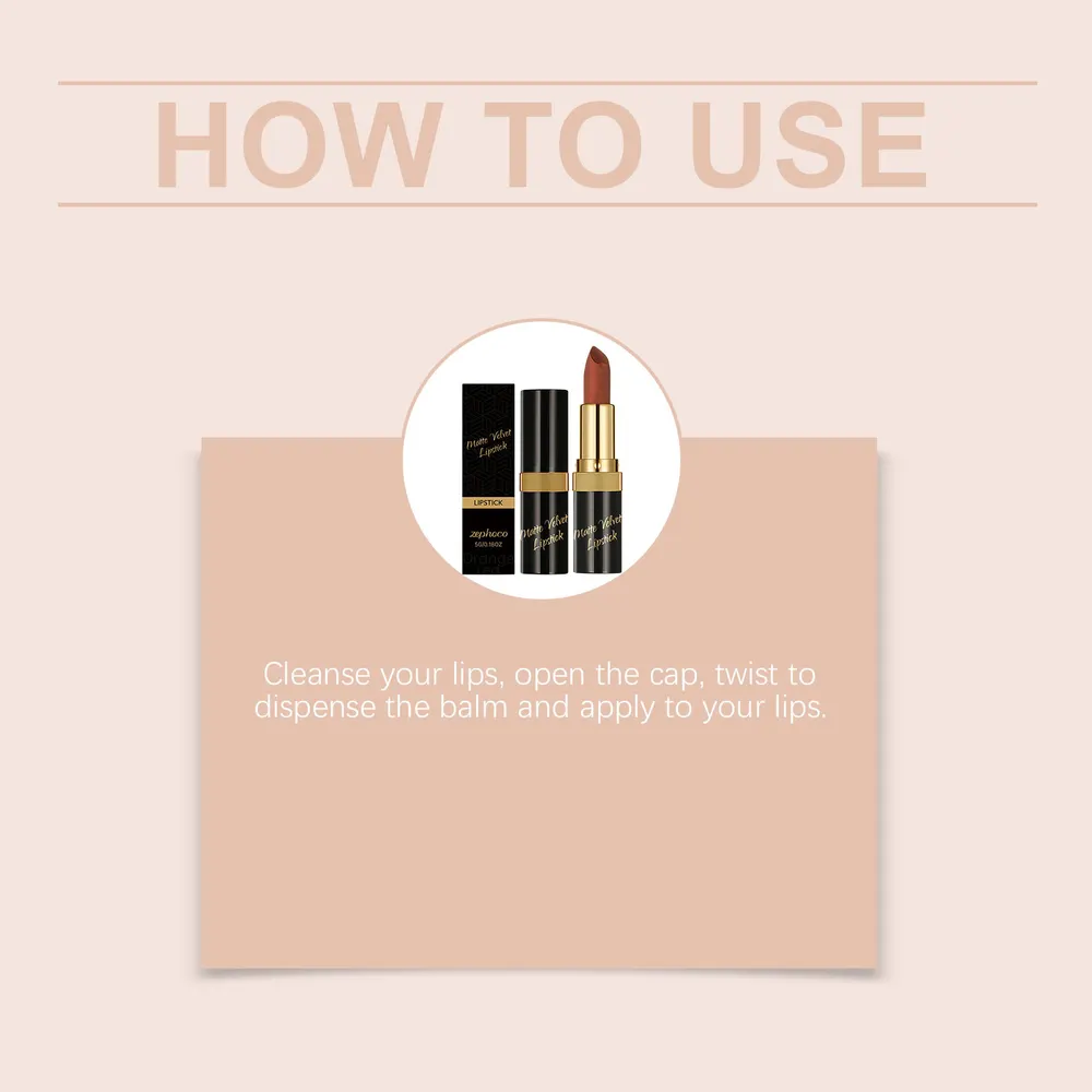 Orange-Red Matte Lipstick