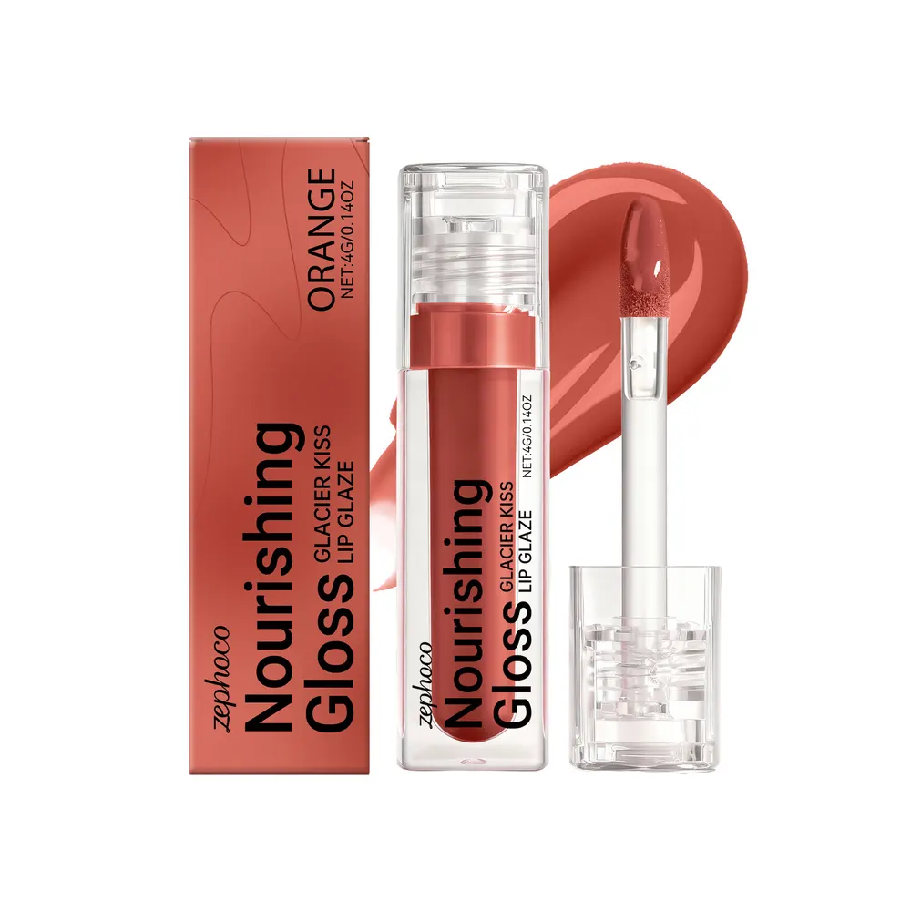 Orange-Red Moisturizing Lip Gloss