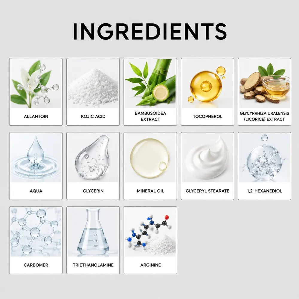 Allantoin and Kojic Acid Face Cream