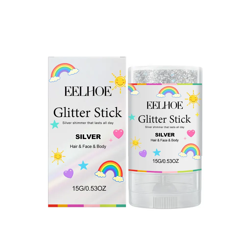 Silver Sequin Glitter Stick
