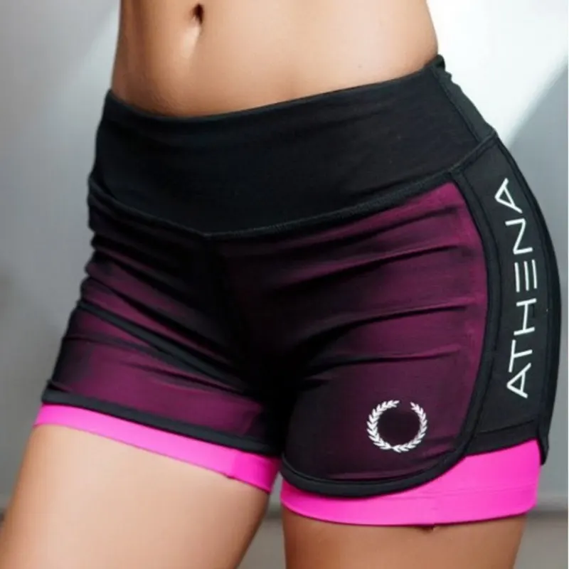 Two-Layer Look Active Shorts