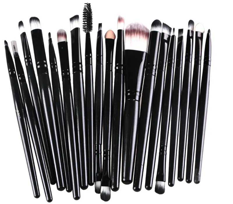 Synthetic Bristle Makeup Brush Trio