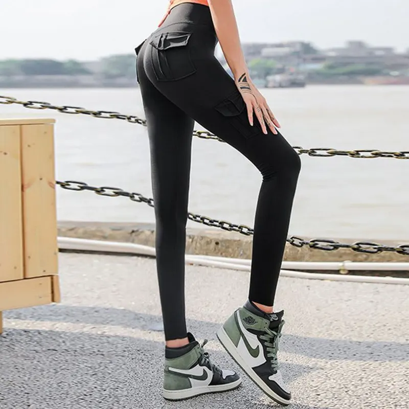 High Waist Yoga Leggings with Pockets