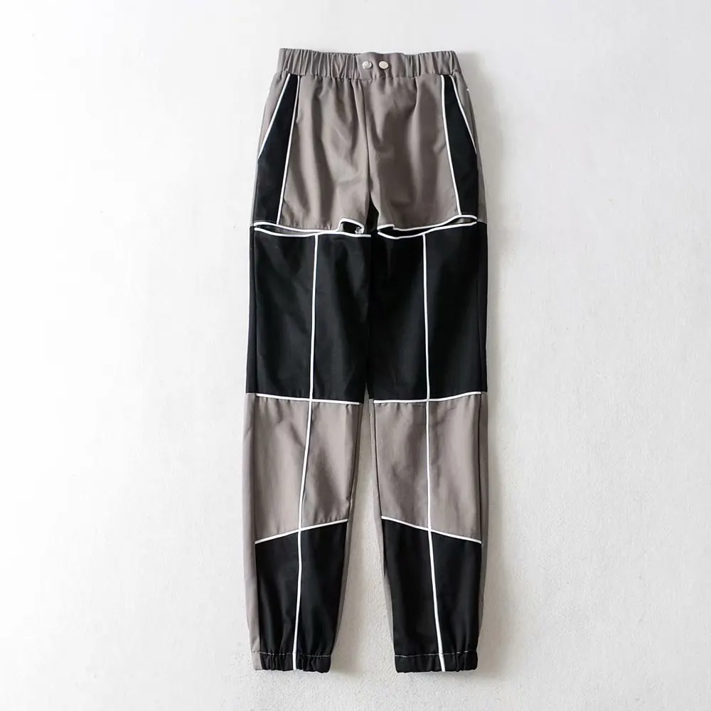 Cotton Blend Thigh-Cutout Overalls