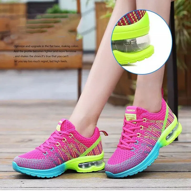 Lightweight Mesh Lace-Up Trainer