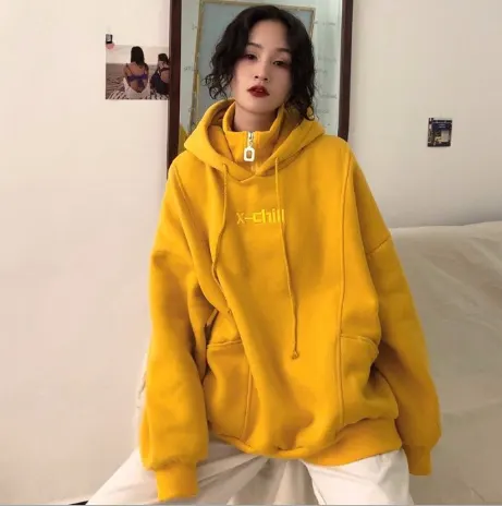 Fleece-Lined Embroidered Hoodie