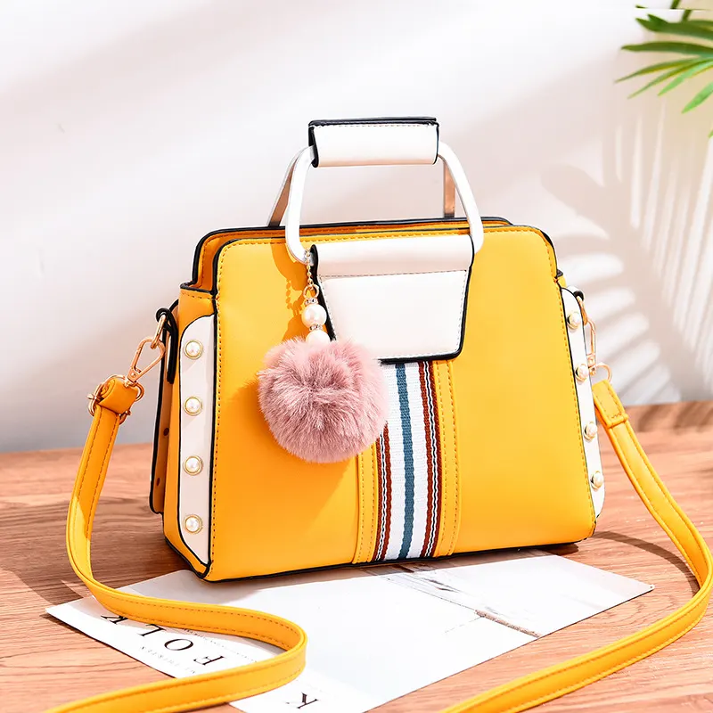 Beaded Flap Shoulder Bag