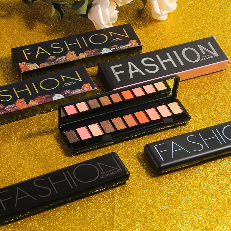 Ten-Shade Matte and Pearl Eyeshadow Palette