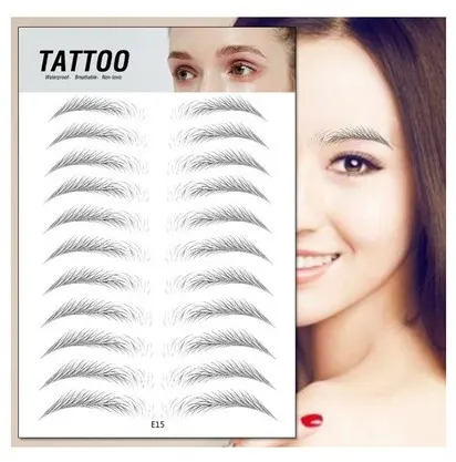 Waterproof Feathered Eyebrow Transfers