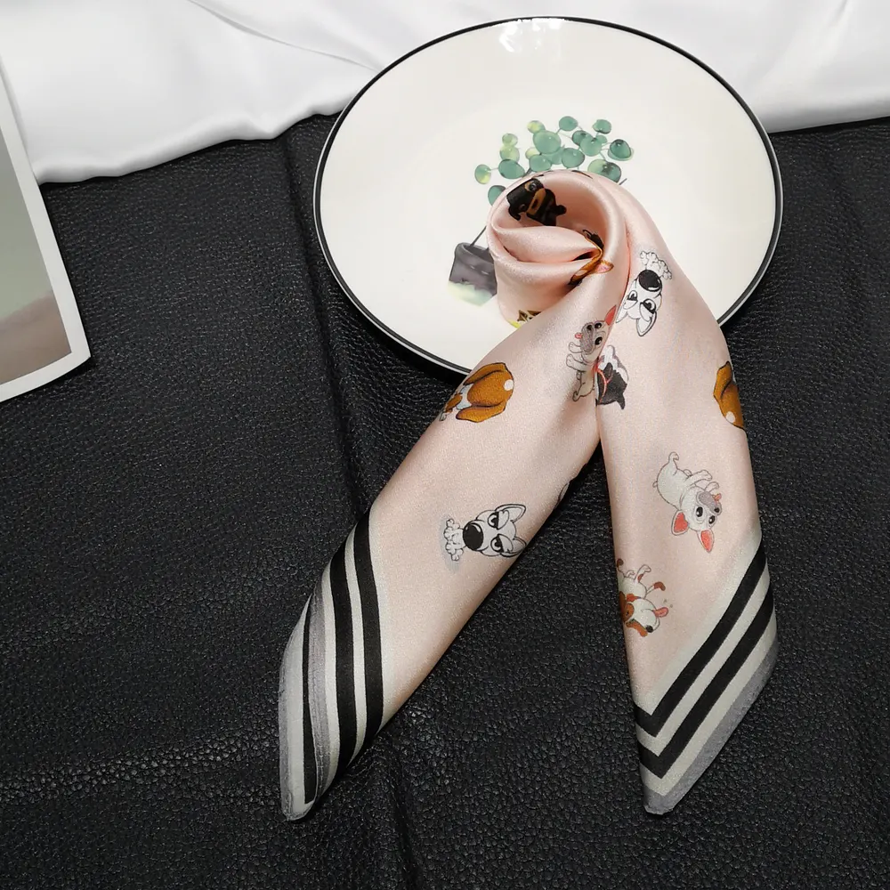Small Pure Silk Square Scarf
