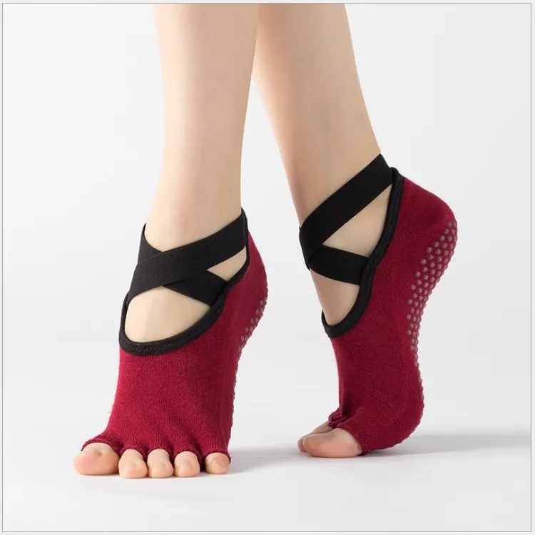 Cotton Five-Toe Yoga Socks