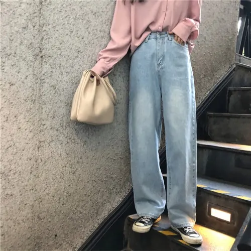 High-Waist Wide-Leg Jeans