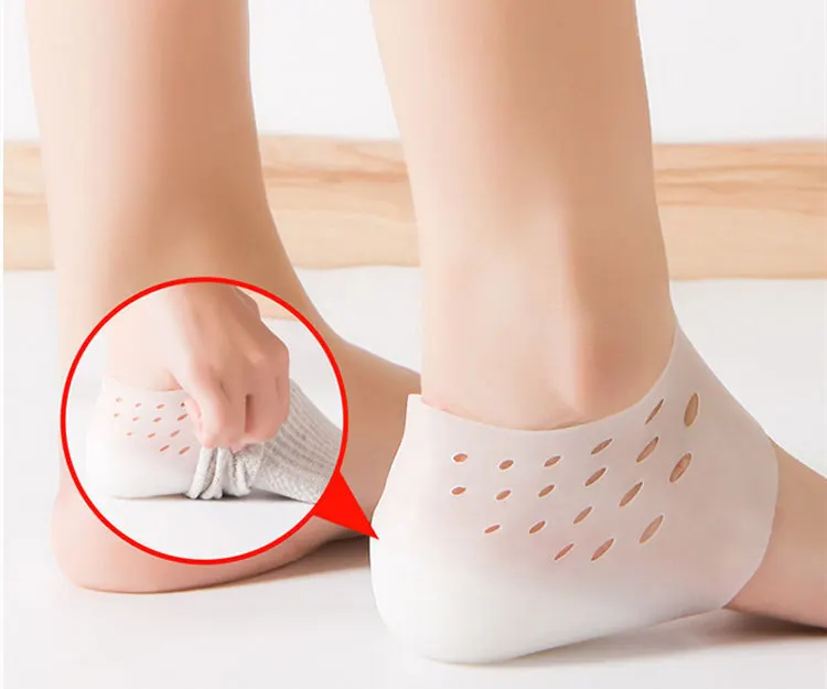 White Invisible Height Increase Socks