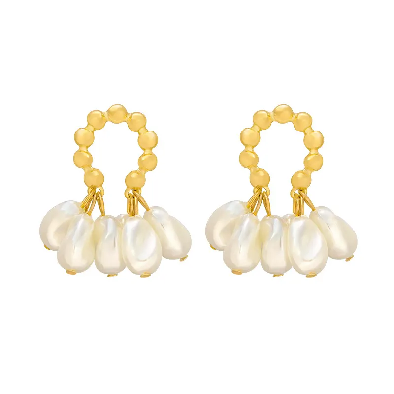 Baroque Pearl Drop Earrings