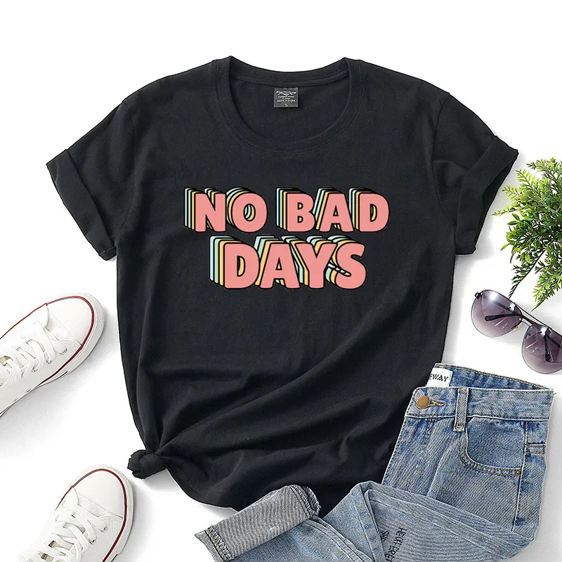 No Bad Days Cotton Graphic Tee