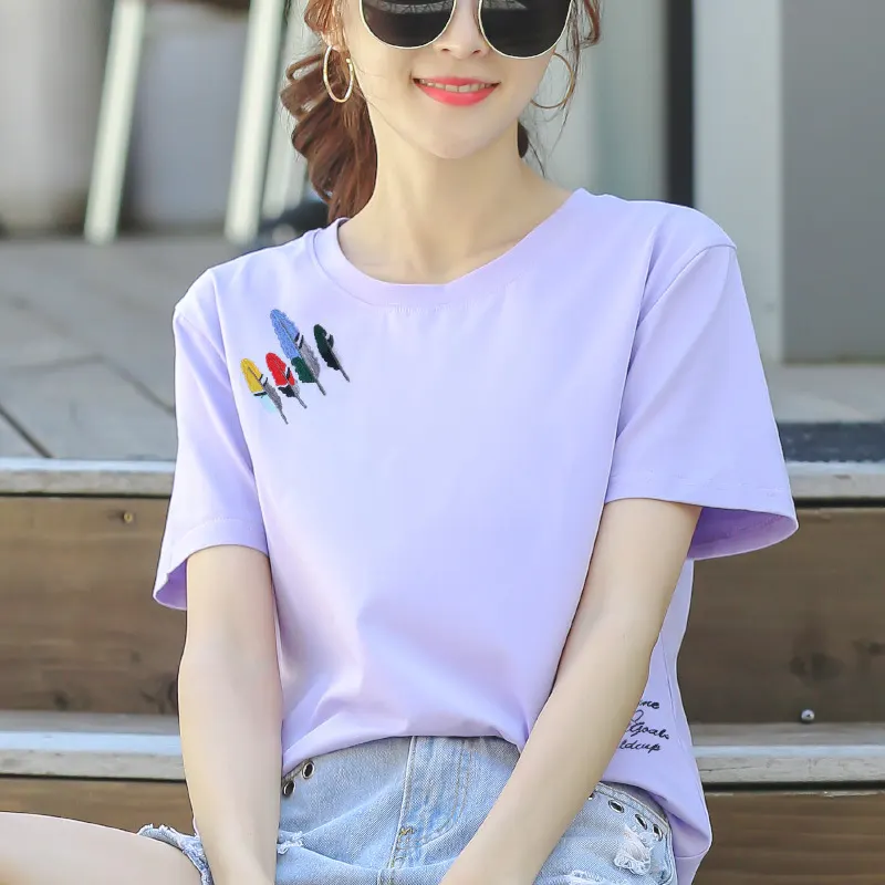 Printed Loose Cotton Tee