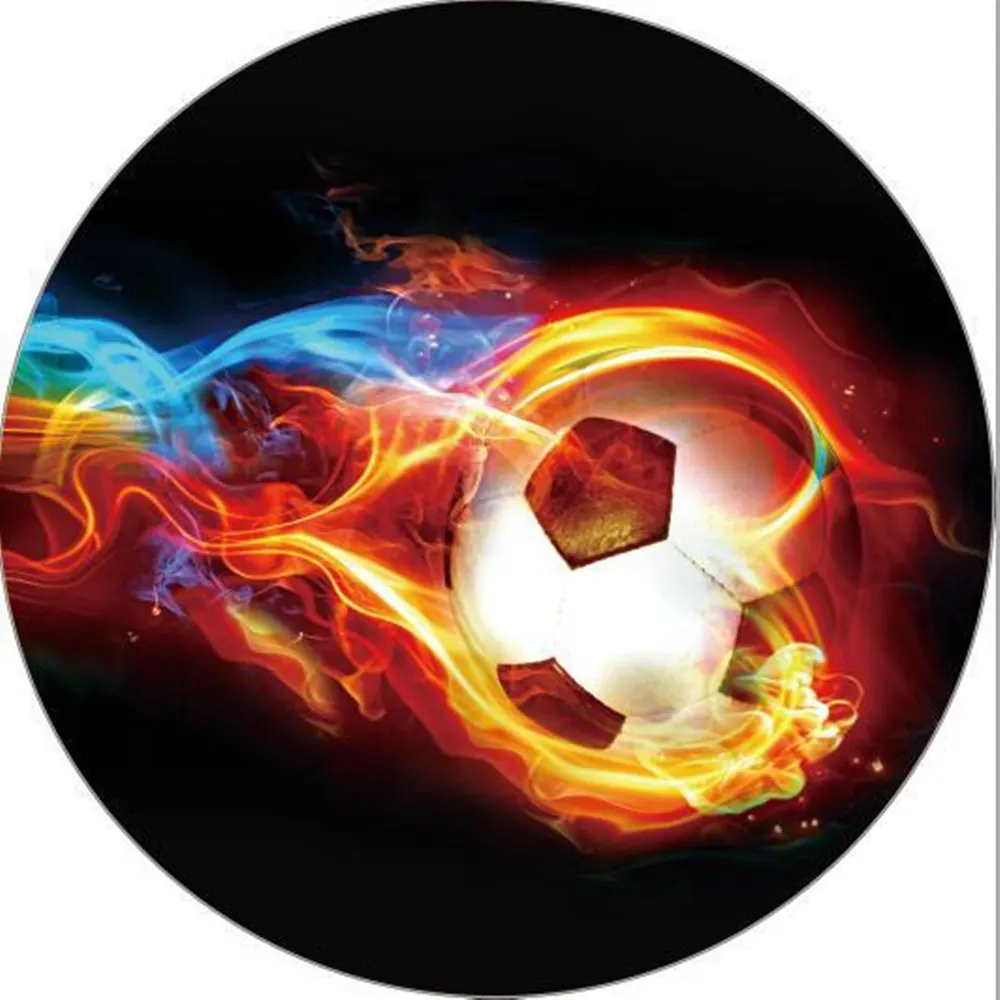 Printed Round Microfiber Beach Towel