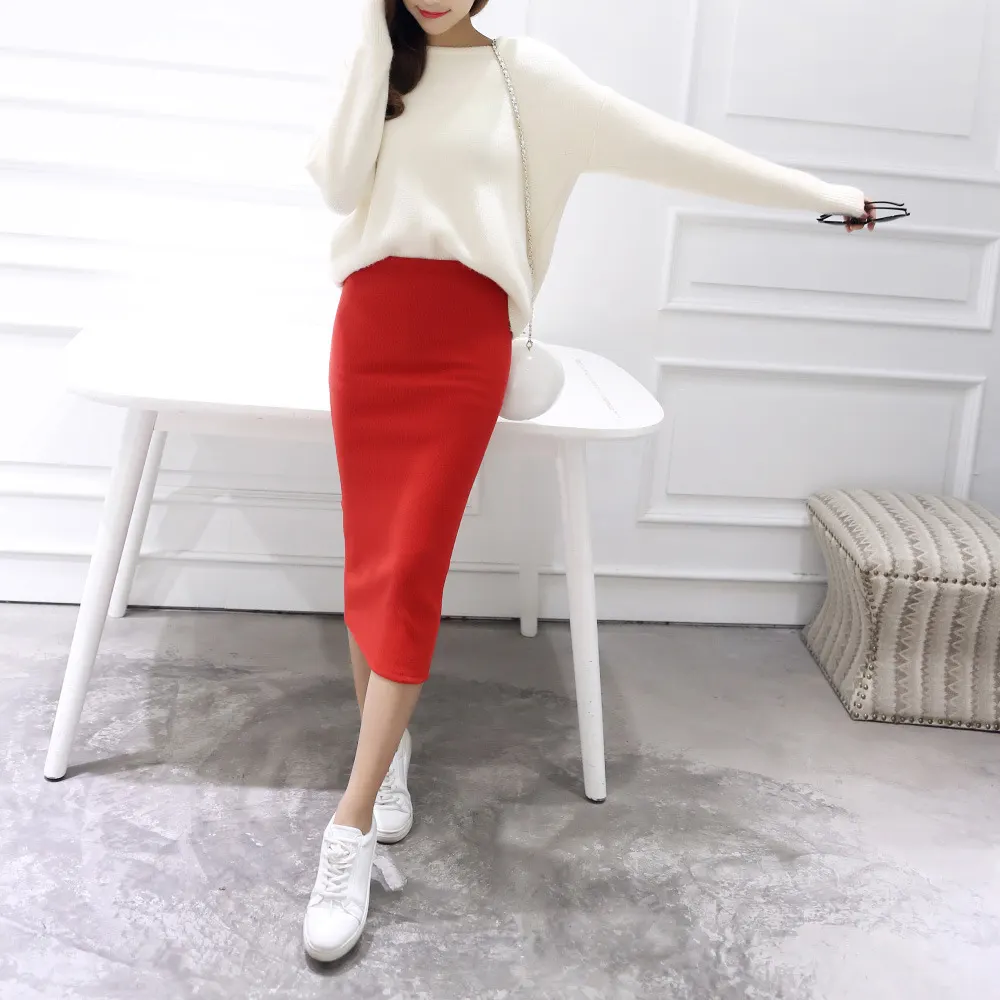 Cotton Pencil Skirt