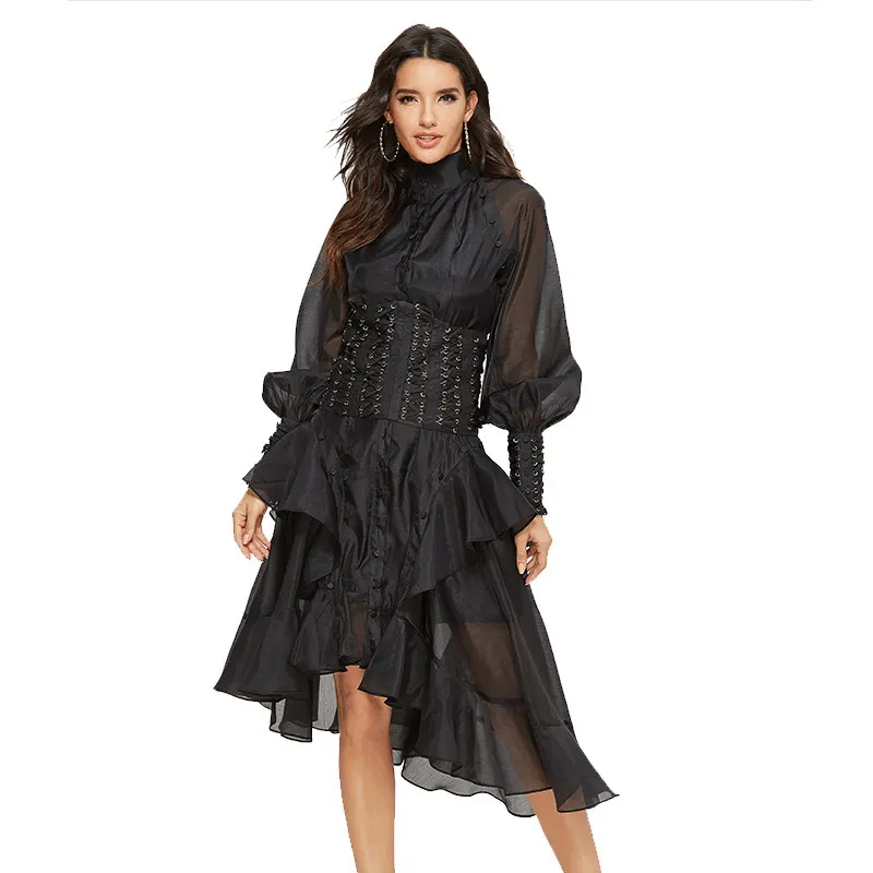 Floral Print Chiffon Party Dress