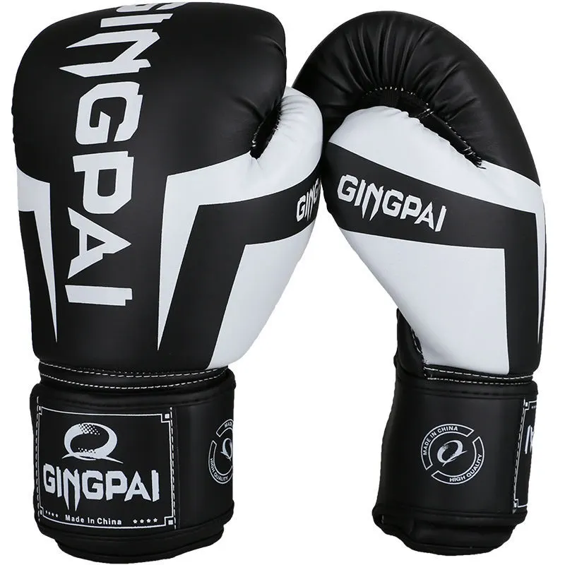 Cloth and Leather Boxing Gloves