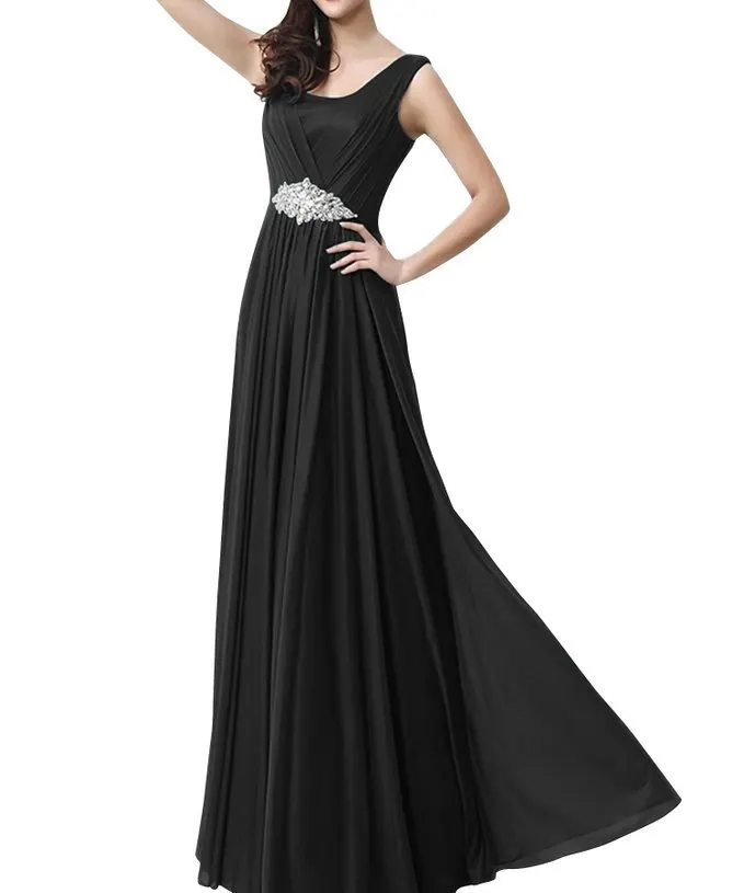 Chiffon Bridal Gown with Lined Bodice