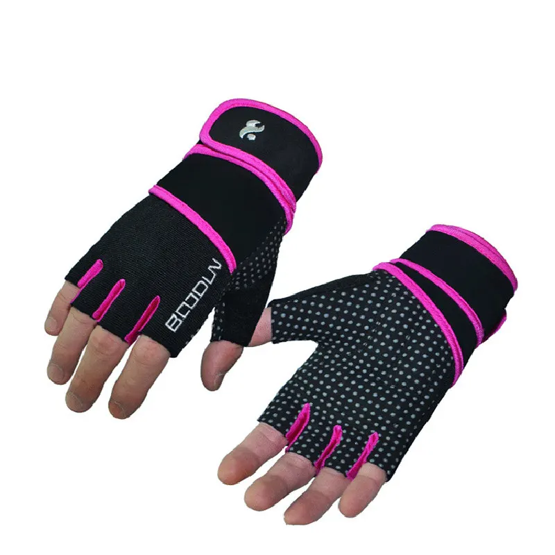 Lycra Weight Lifting Gloves with Wrist Guard