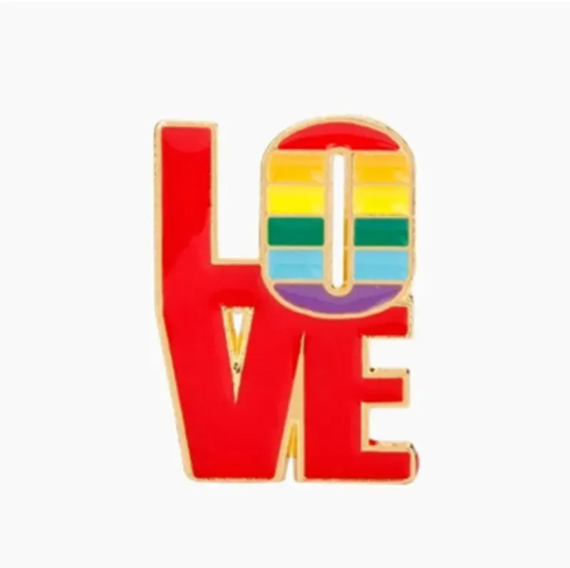 Rainbow Love Equality Pride Pin