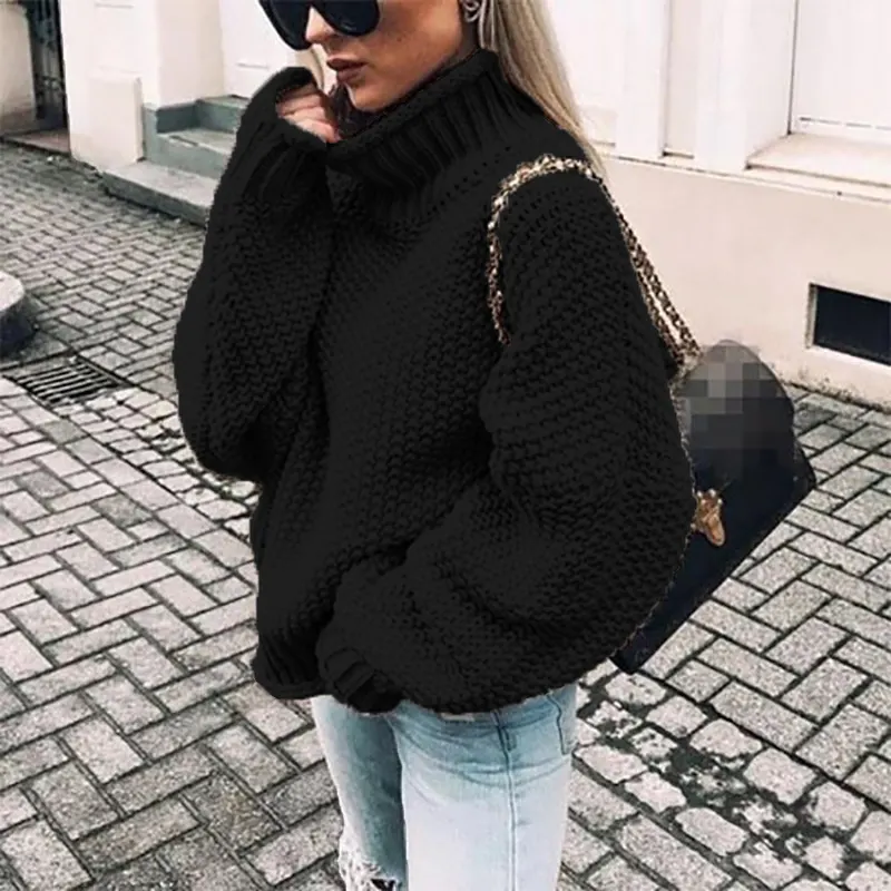 Chunky Relaxed-Fit Knit Sweater