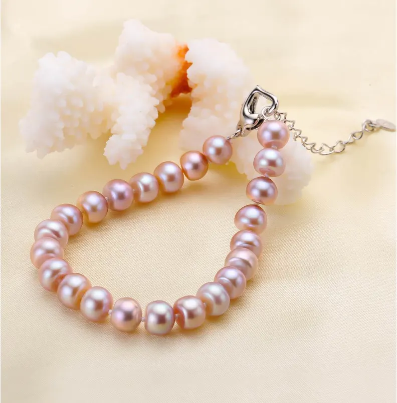 Mixed Color Freshwater Pearl Bracelet