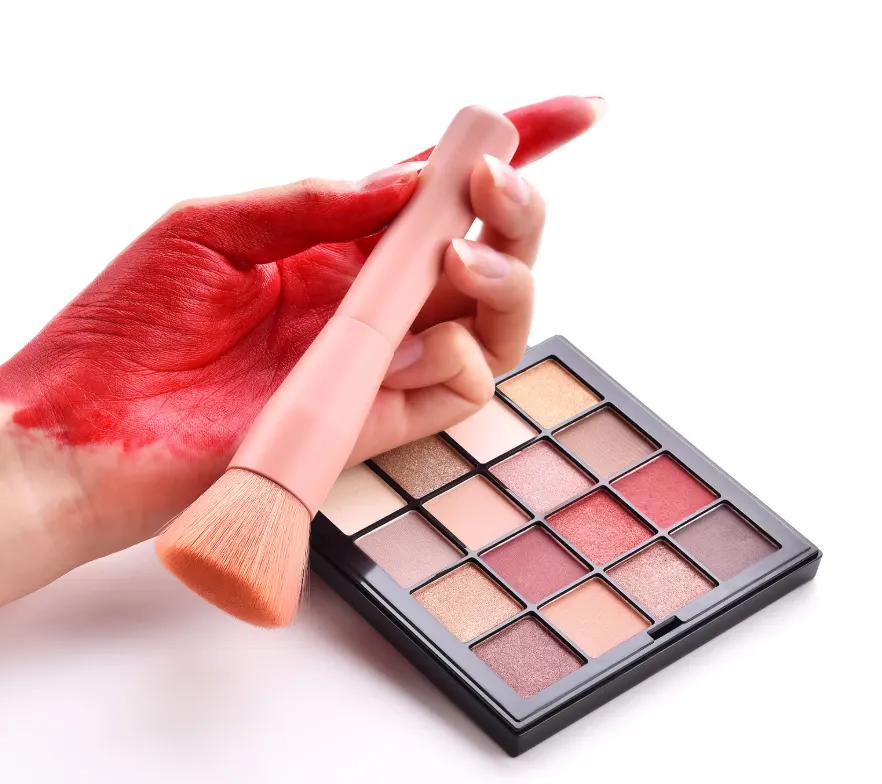 10-Piece Wooden Handle Makeup Brush Set