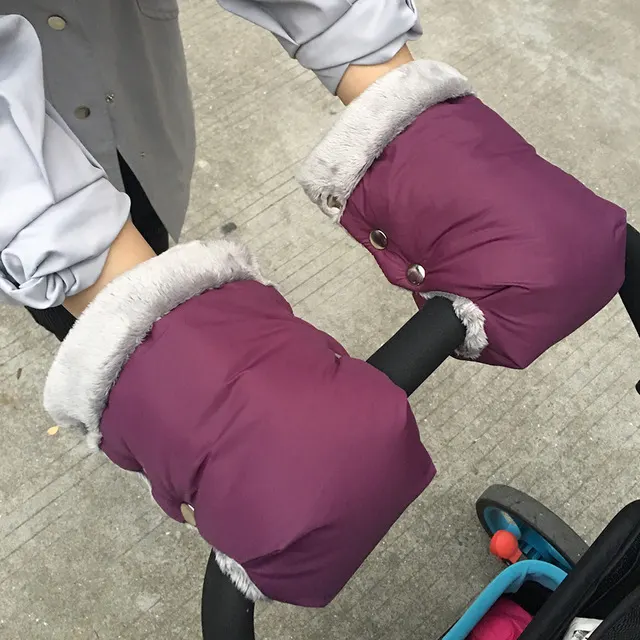 Waterproof Flannel-Lined Stroller Mittens