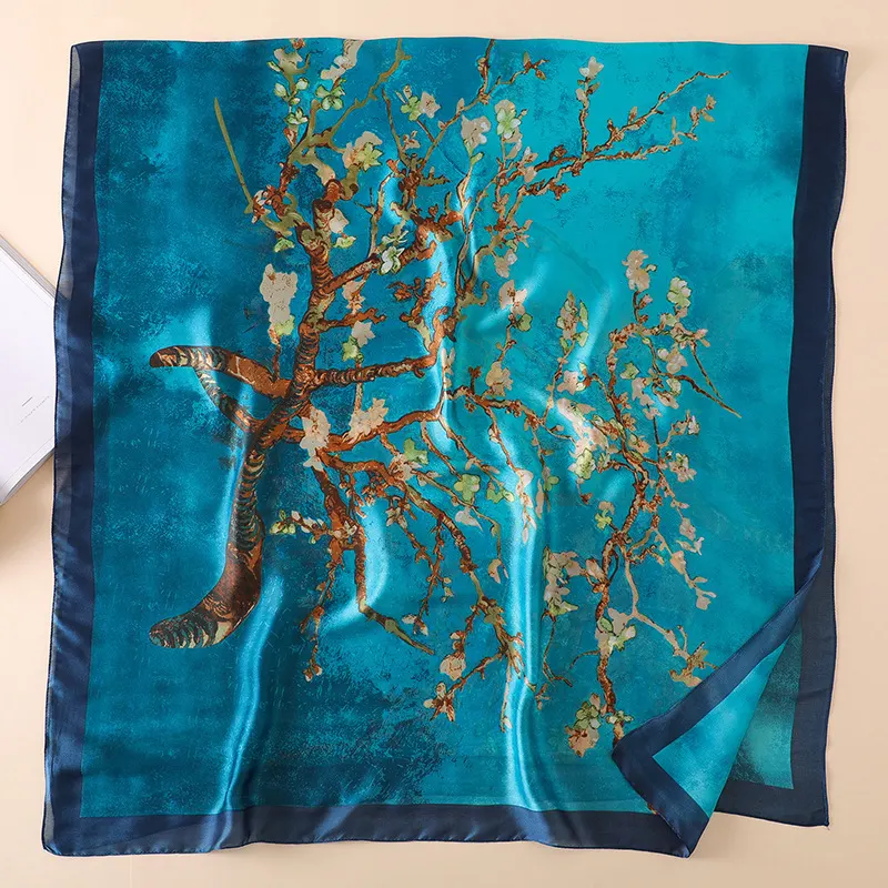 Digital Print Rayon Silk Shawl