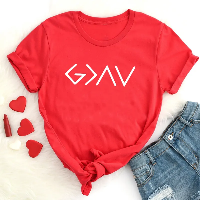 Cotton Straight-Cut Short Sleeve Tee