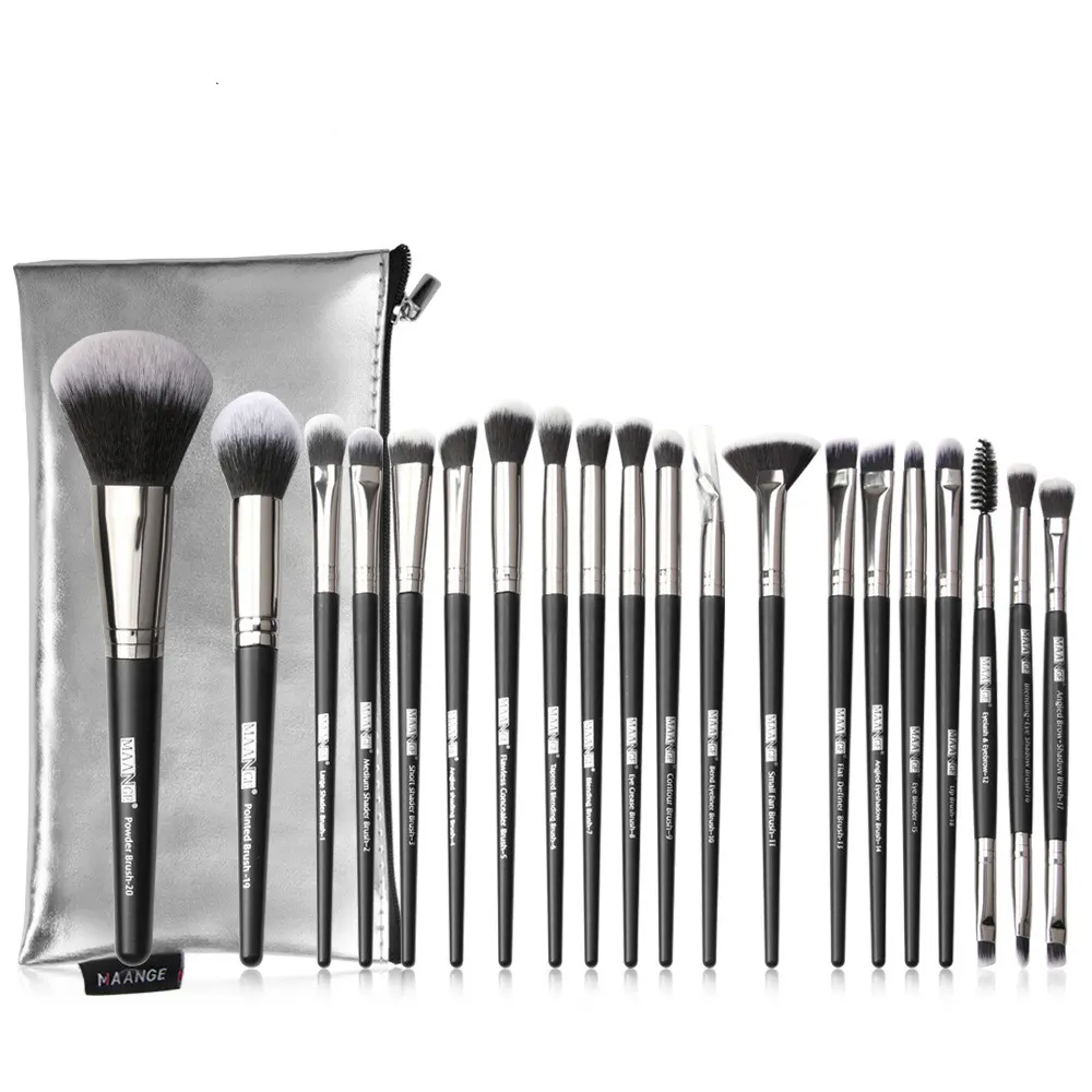 20-Piece Makeup Brush Set with Bag