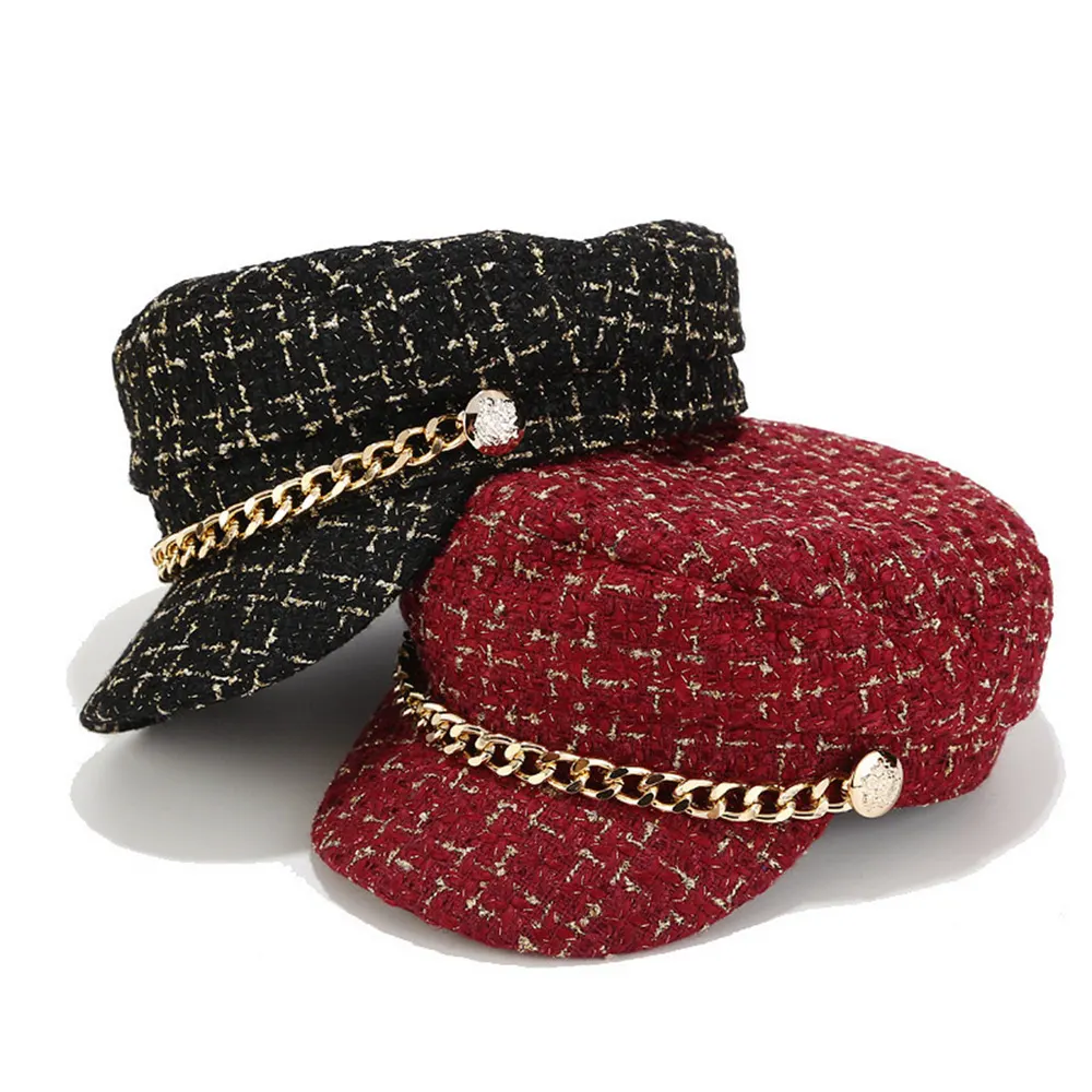 Octagonal Cotton Blend Cap