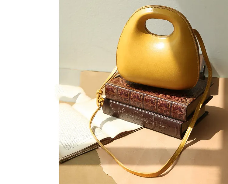 Embossed Shell Round Flap Shoulder Bag