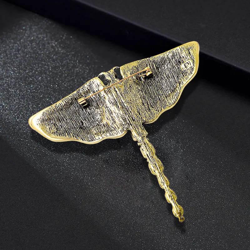Electroplated Dragonfly Brooch