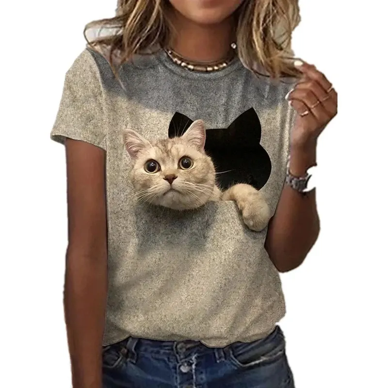 Floral Print Round Neck T-Shirt