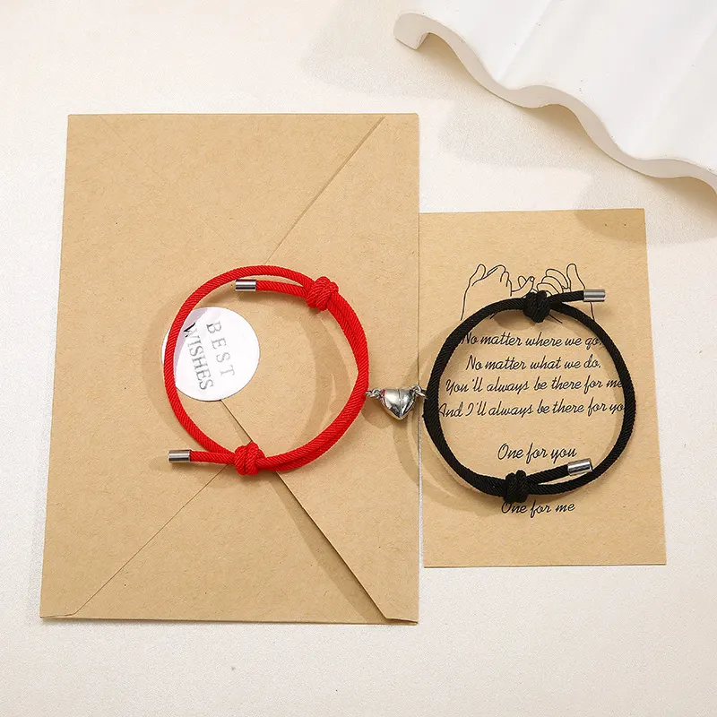 Adjustable Nylon Cord Magnetic Bracelet