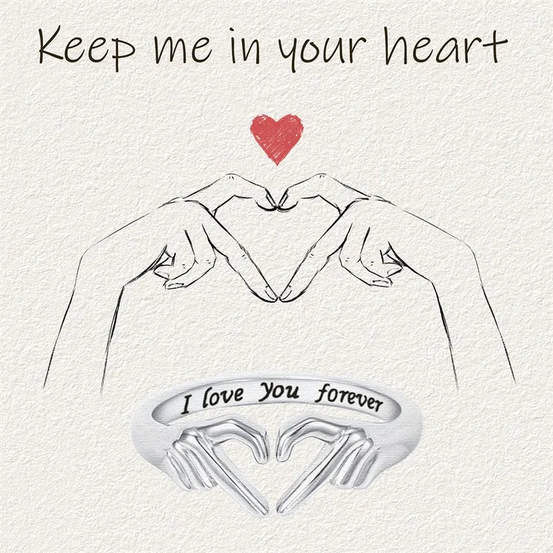 Adjustable Claddagh Heart Ring