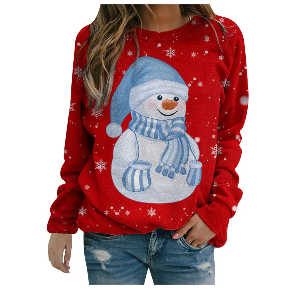 Holiday Print Loose Knit Sweater Coat