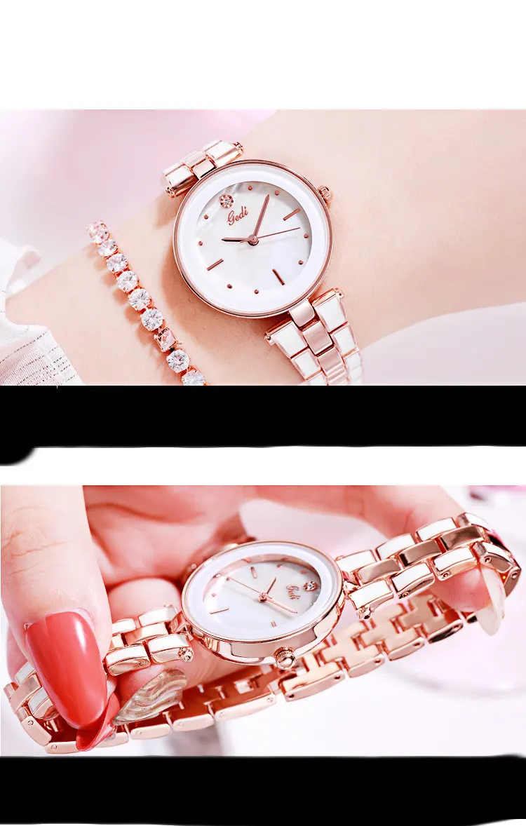 Slim Round Steel Quartz Watch