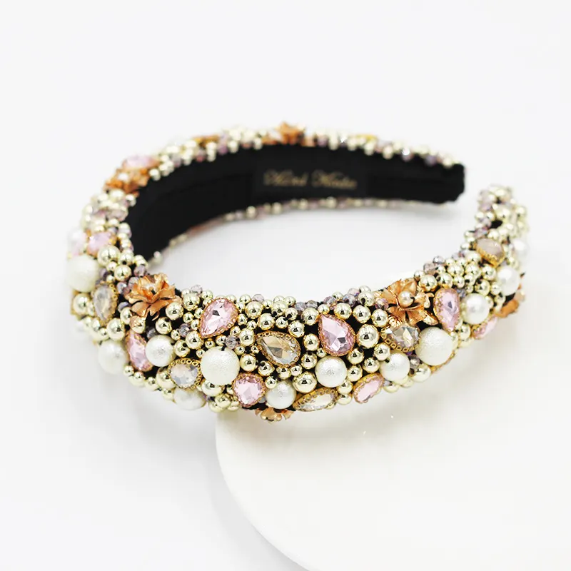 Gold-Plated Baroque Bow Headband