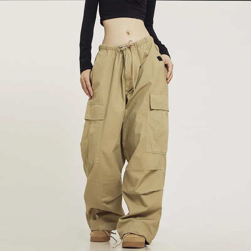 Multi-Pocket Jersey Cargo Pants
