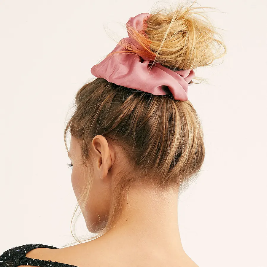 Oversized Satin Scrunchie Hair Tie