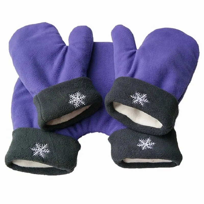 3-Piece Fleece Glove and Mitten Set