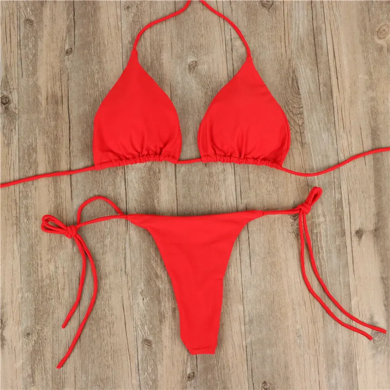 Halter Tie Two-Piece Bikini