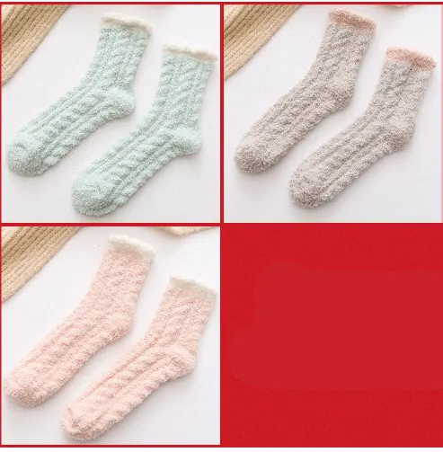 Fluffy Thermal Mid-Calf Socks