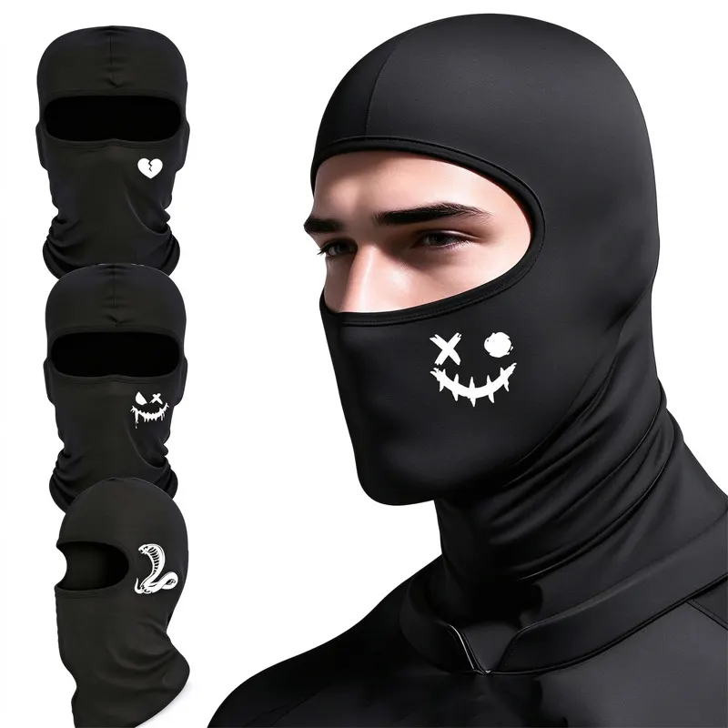 3-Piece UV Protection Full Face Ski Mask