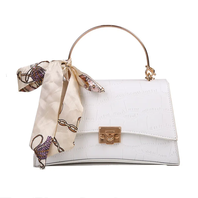 Crocodile Embossed Soft Crossbody Bag